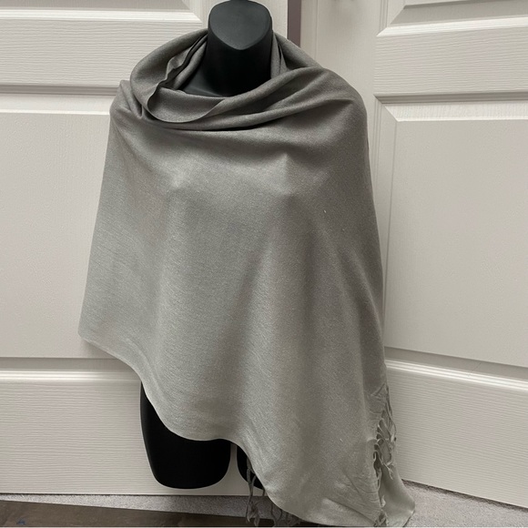 Grey/Silver Ombre Scarf - Picture 3 of 7